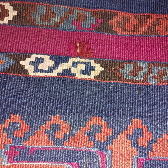 Antique Aydin Kilim. Wool Rug Wool Anatolian Turkish Carpet - Picture 6 of 8